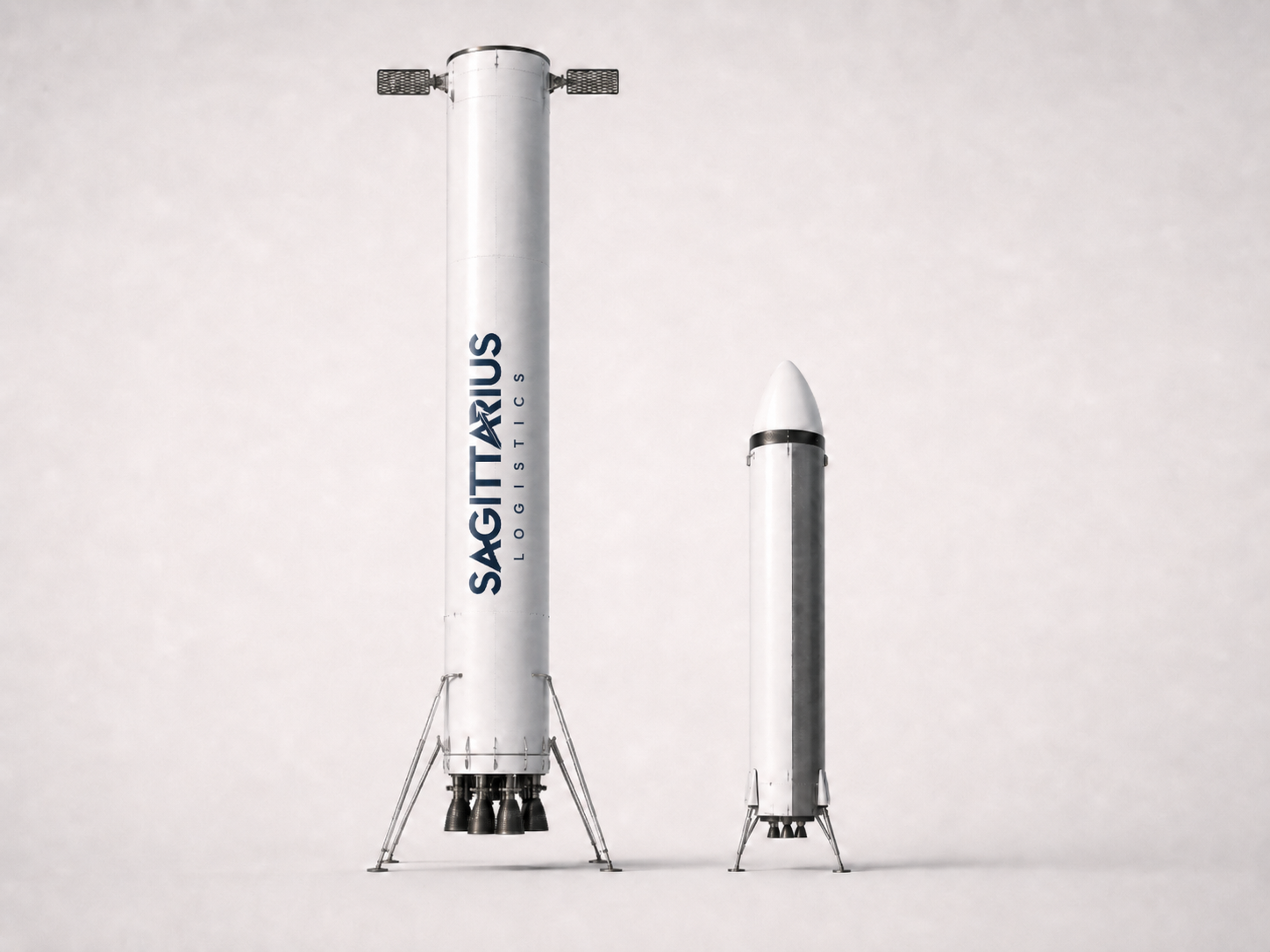 Sequoia &mdash; medium-lift orbital vehicle, booster and upper stage de-stacked